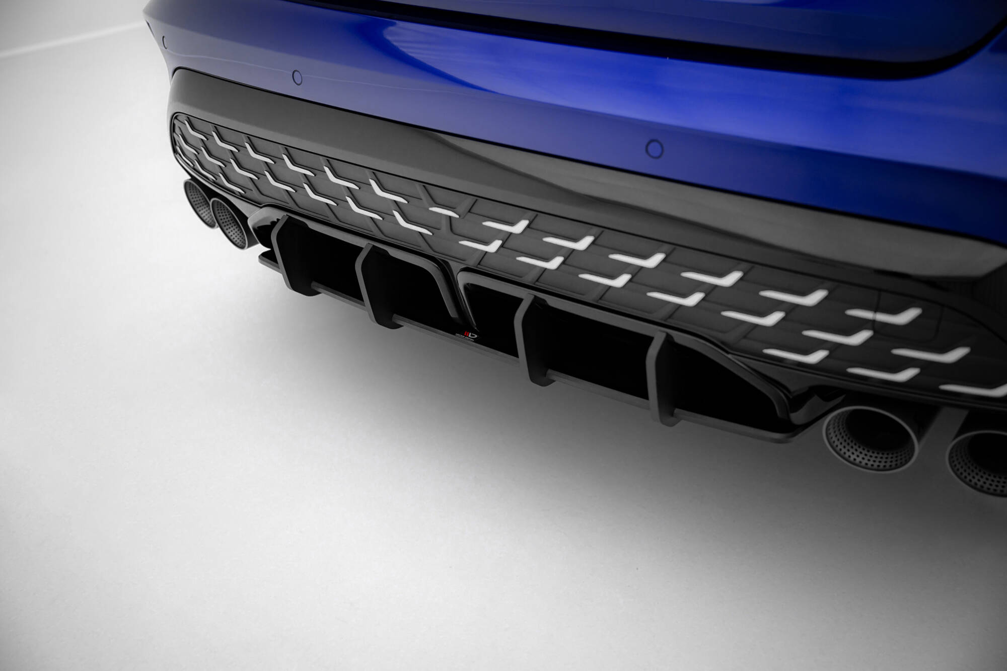 Street Pro Heckschürze Heck Ansatz Diffusor passend für Audi S3 Limousine 8Y FL