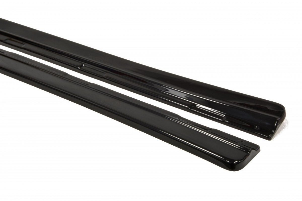 Street+ Seitenschweller Leisten passend für Chevrolet Camaro SS / Standard Mk5 schwarz Hochglanz