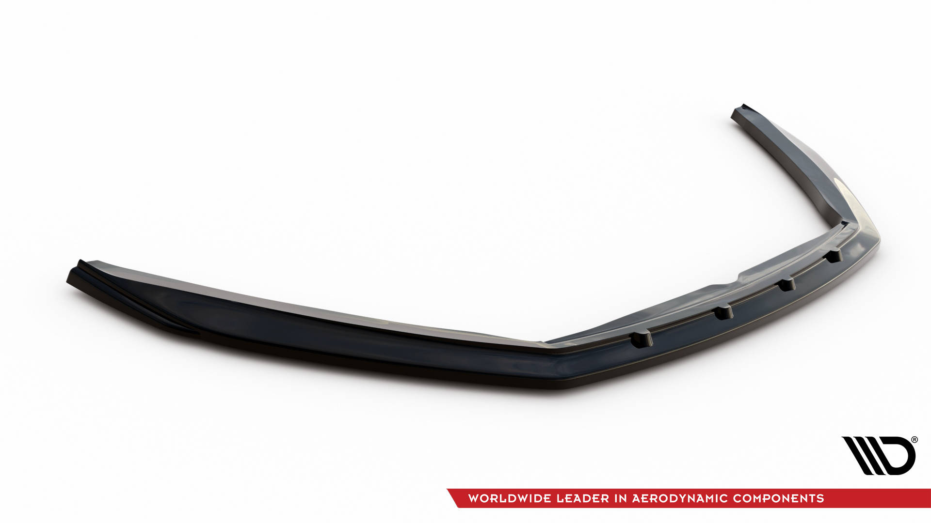 Street+ Spoilerlippe Front Ansatz V.1 passend für Jaguar F-Type Mk1 FL schwarz Hochglanz