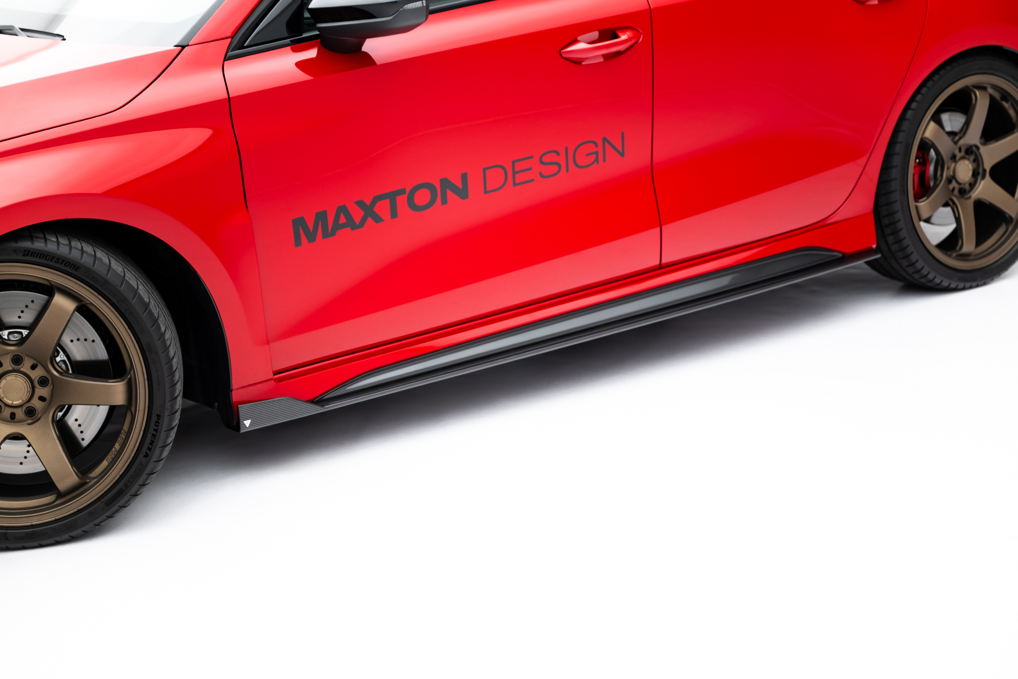 Carbon Fiber Seitenschweller V.1 passend für Audi RS3 Limousine 8Y FL