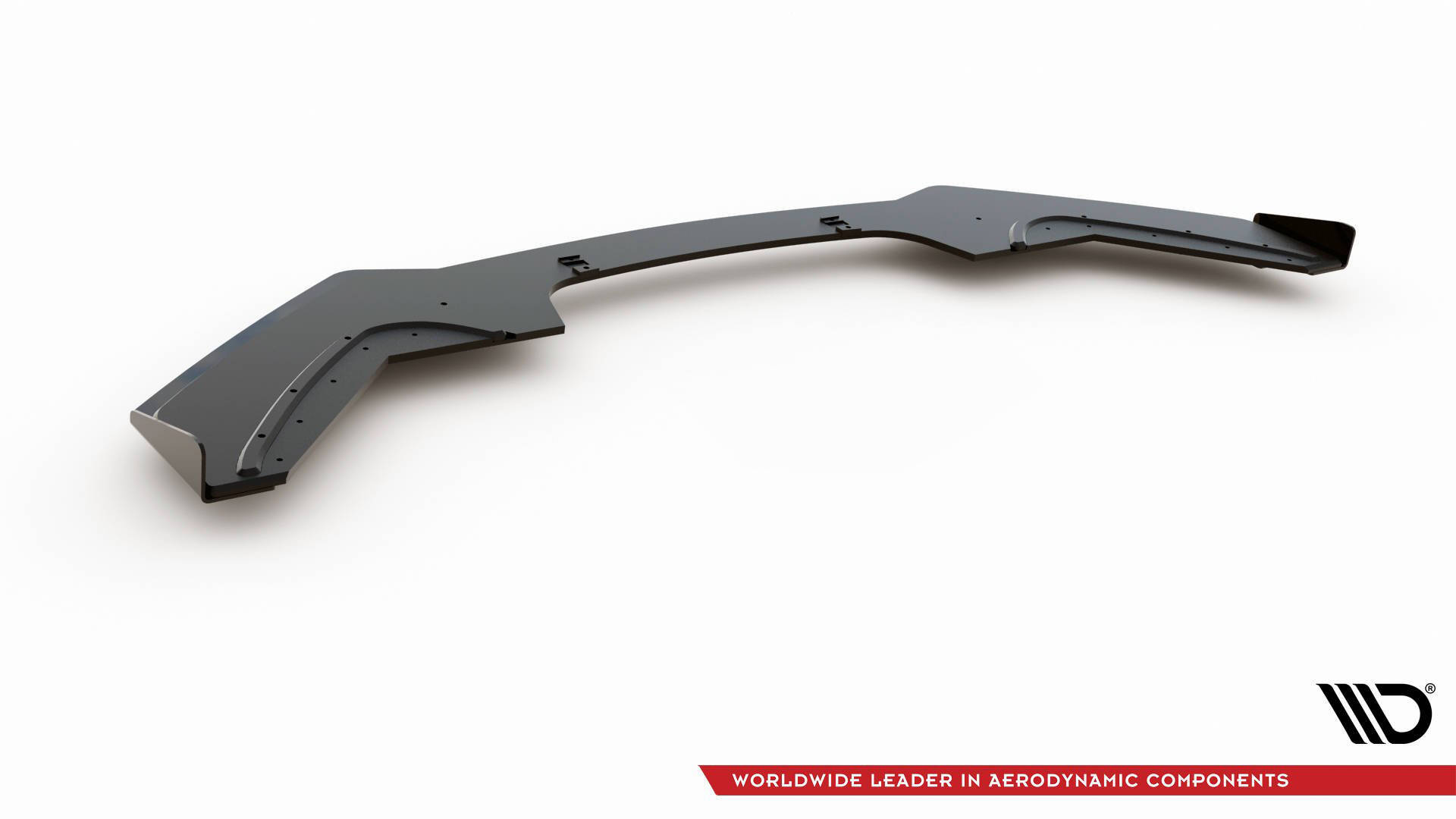 Street Pro Spoilerlippe Front Ansatz V.3 + Flaps passend für BMW 1er F20 M-Paket FL / M140i schwarz Hochglanz