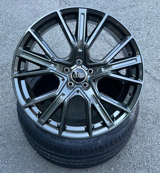 20 Zoll Wheelworld WH34 Alu Felgen 9x20 et21 5x112 grau für SQ7 SQ8 S5