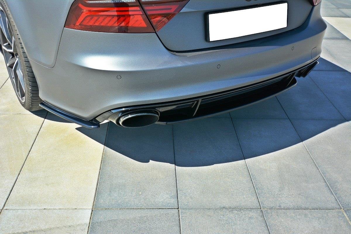 Heckansatz Audi RS7 C7 schwarz Hochglanz