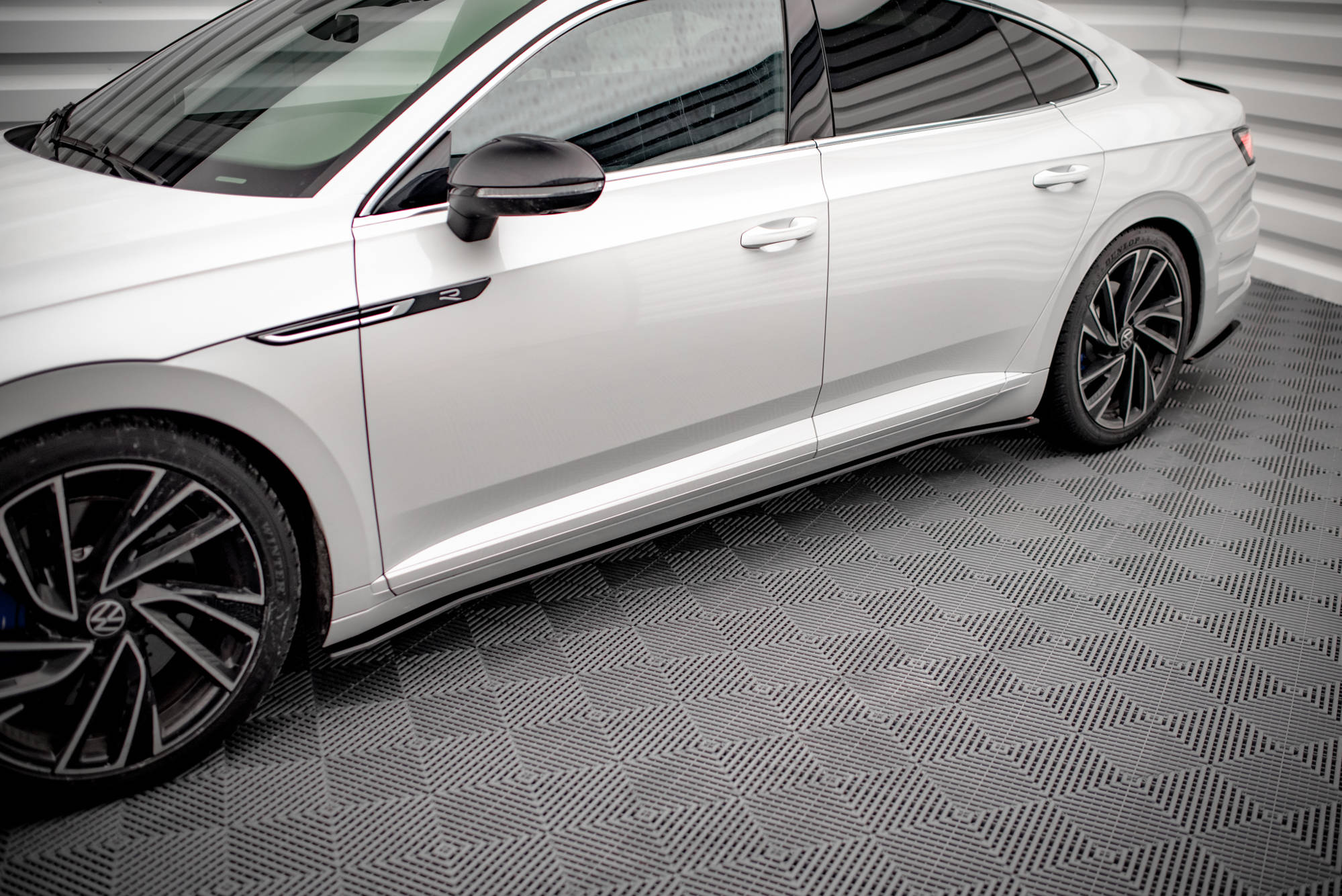 Street Pro Seitenschweller Leisten V.2 passend für VW Arteon R / R-Line Limousine / Shooting Brake Mk1 FL