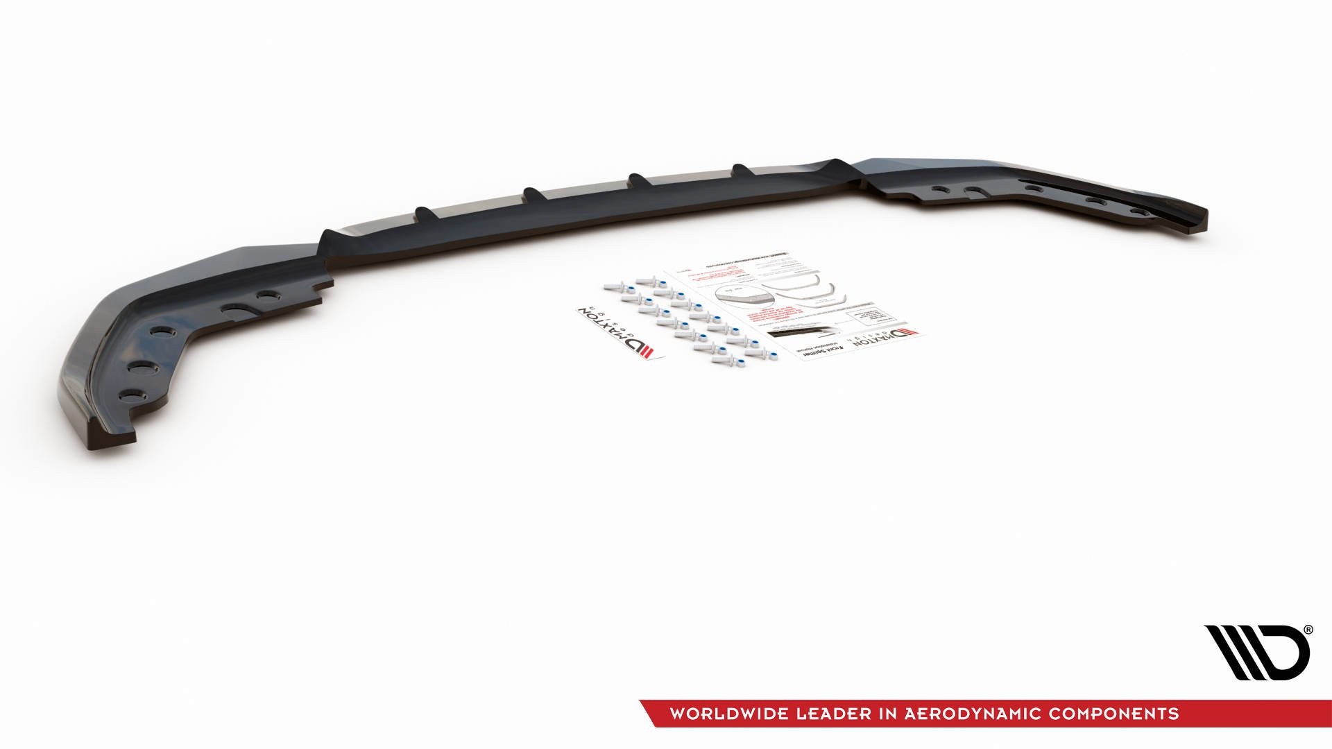 Street+ Spoilerlippe Front Ansatz V.5 passend für BMW 3er G20 / G21 M-Paket schwarz Hochglanz