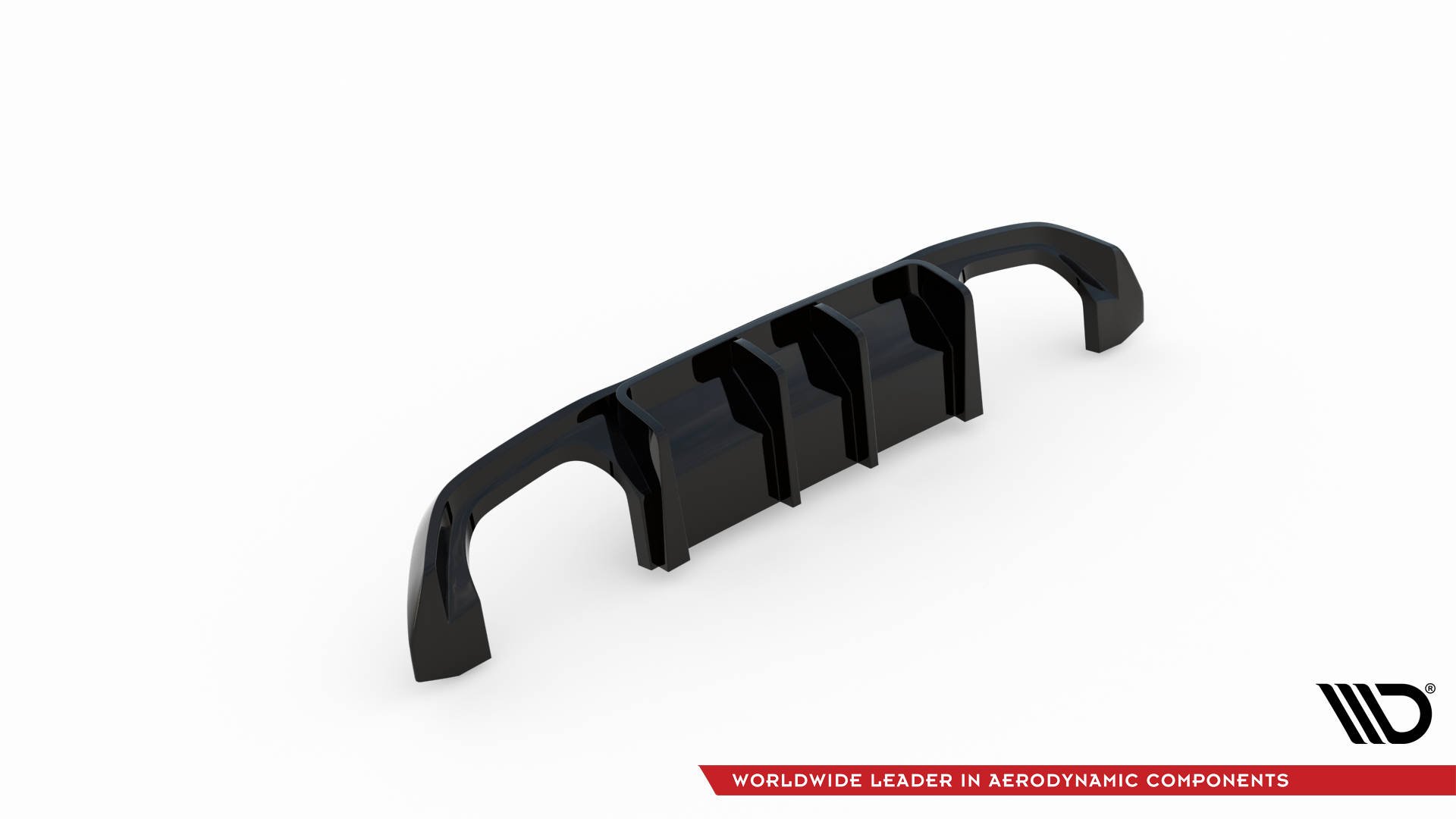 Street+ Heck Ansatz Diffusor passend für BMW M2 F87 schwarz Hochglanz