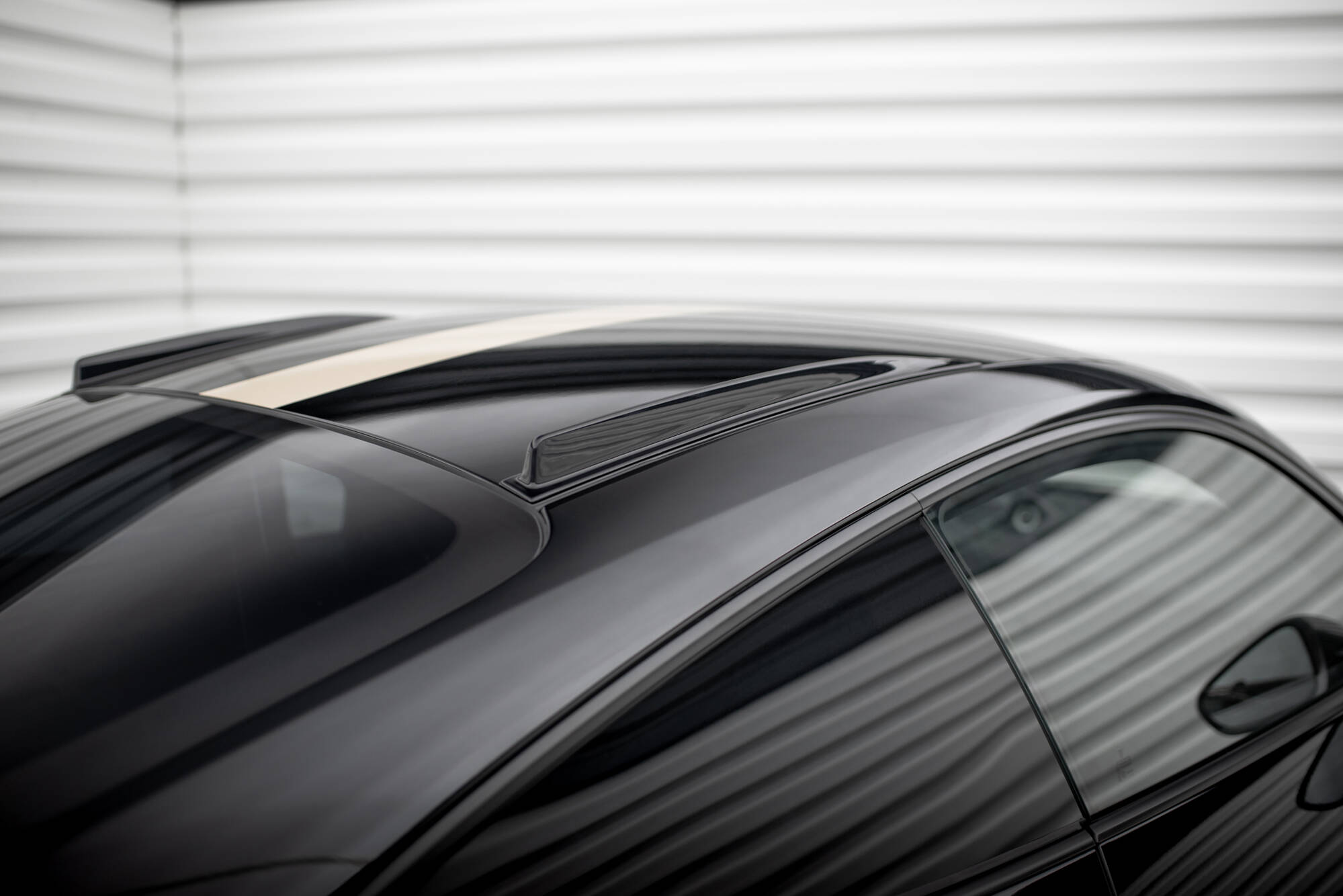 Kurze Dachschienen passend für Porsche 911 992 GT3 schwarz Hochglanz