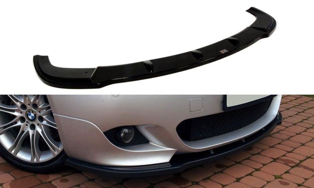 Street+ Spoilerlippe Front Ansatz passend für BMW 5er E60 M Paket schwarz Hochglanz