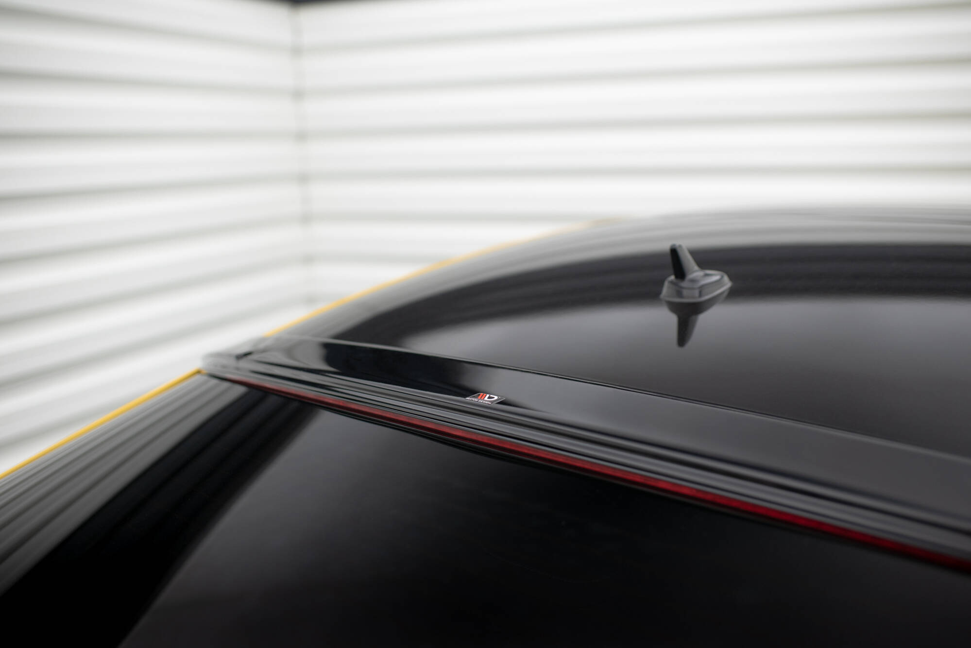 Heckscheiben Spoiler passend für VW Arteon R-Line Limousine Mk1 schwarz Hochglanz