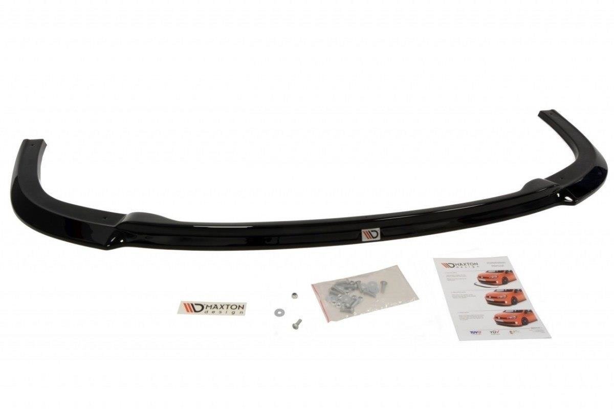 Street+ Spoilerlippe Front Ansatz V.1 passend für Subaru Impreza WRX STI Mk3 schwarz Hochglanz