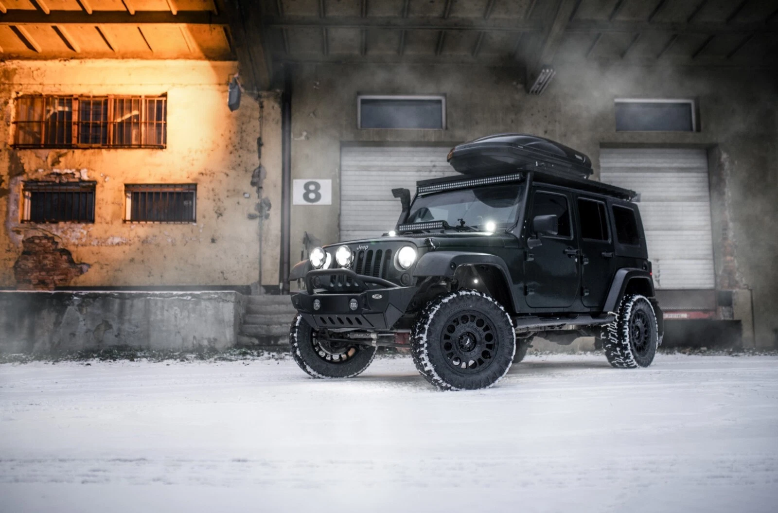 18 Zoll Japan Racing JRX10 Alu Felgen für Jeep Wrangler Schwarz Matt 9x18 et15