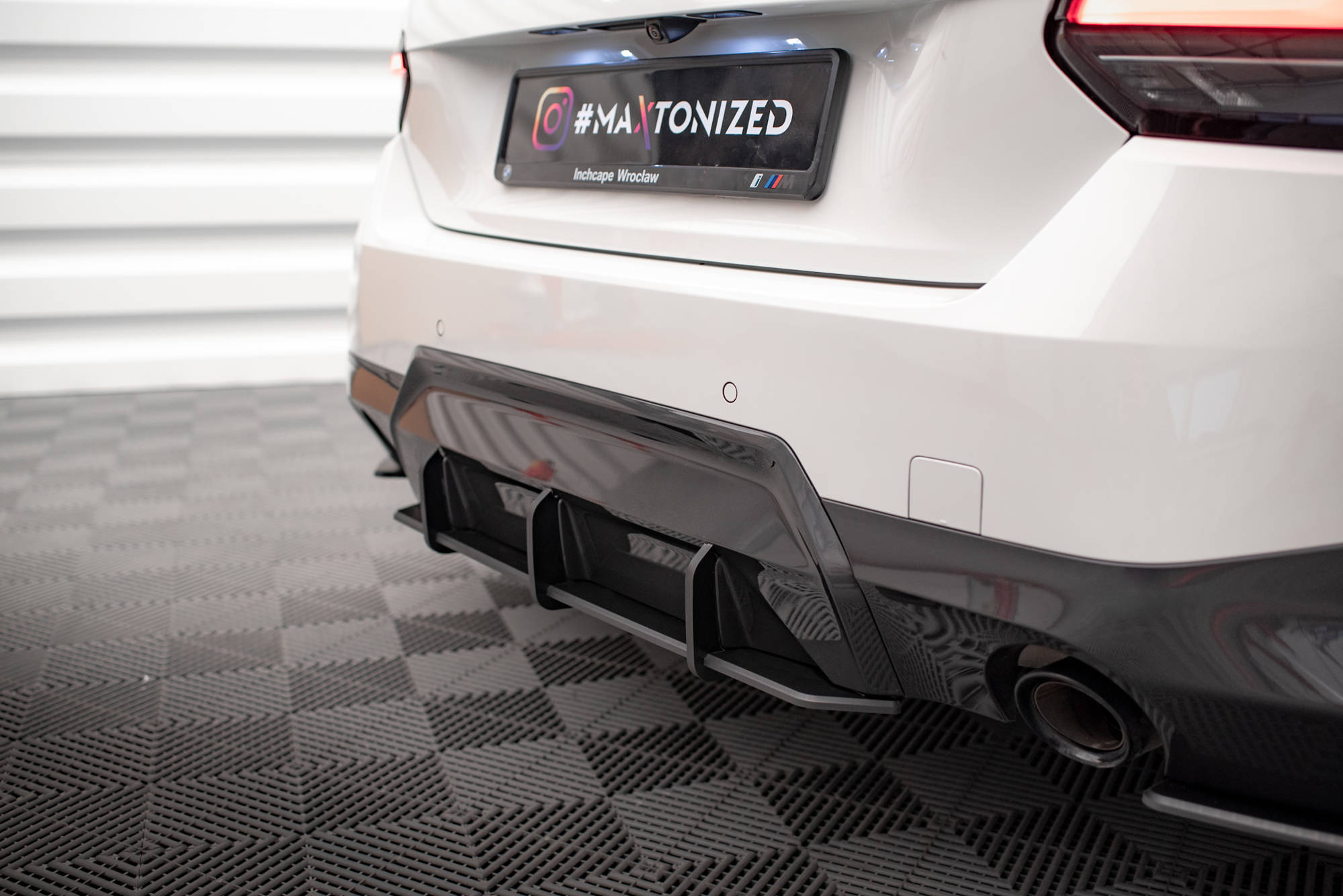 Street Pro Heckschürze Heck Ansatz Diffusor passend für BMW 2 Coupe M-Paket G42