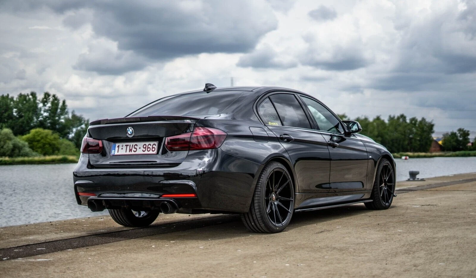19 zoll JR21 Concave Felgen für BMW 3er F30 F31 4er F32 F33 F36 Matt Schwarz