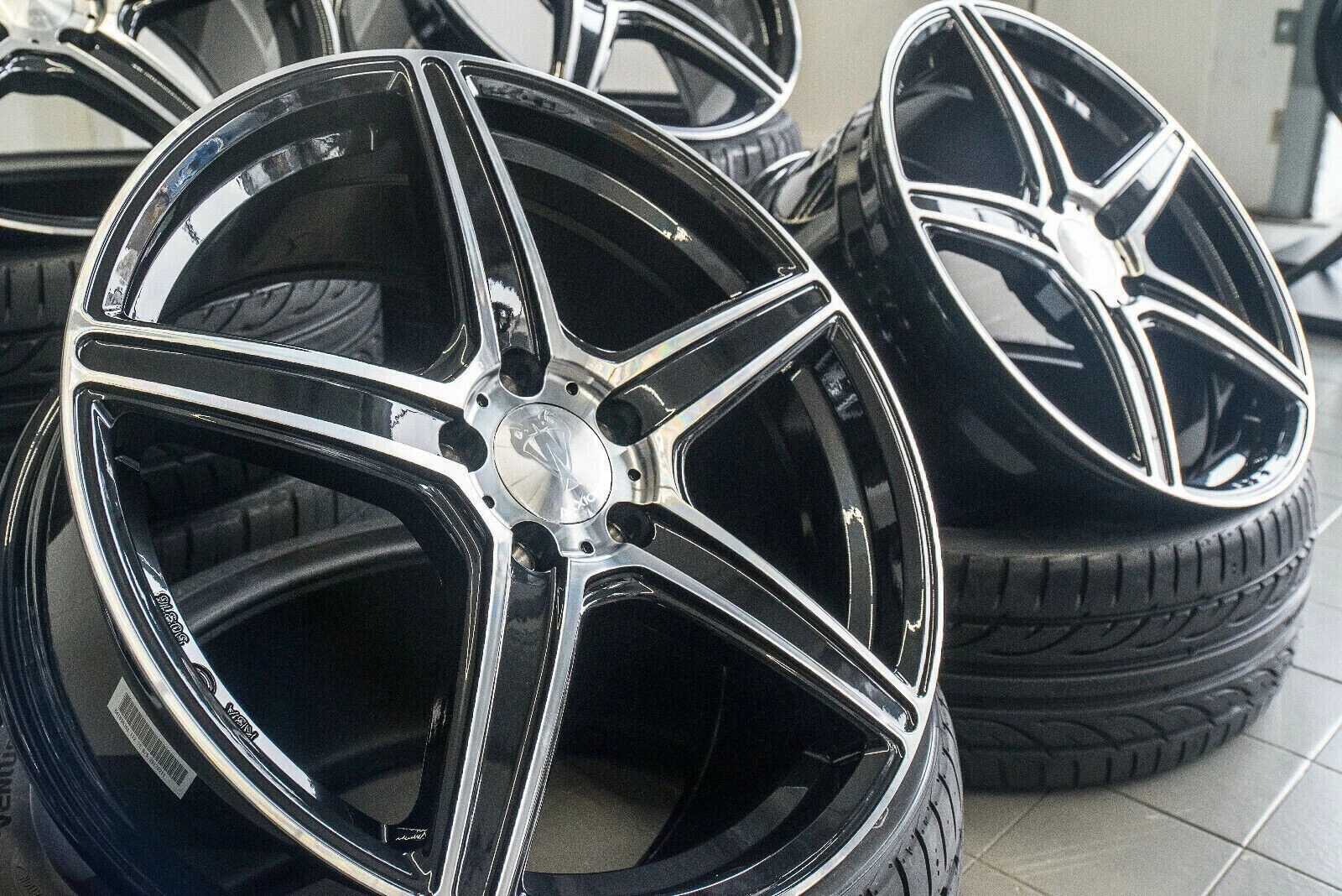 19 Zoll AX7 Super Concave Felgen Mercedes CL 63 E GLK S SL 500 AMG Klasse W211