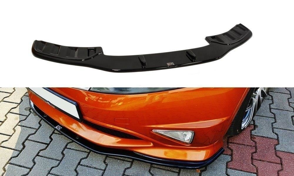 Street+ Spoilerlippe Front Ansatz passend für Honda Civic VIII TYPE S/R schwarz Hochglanz