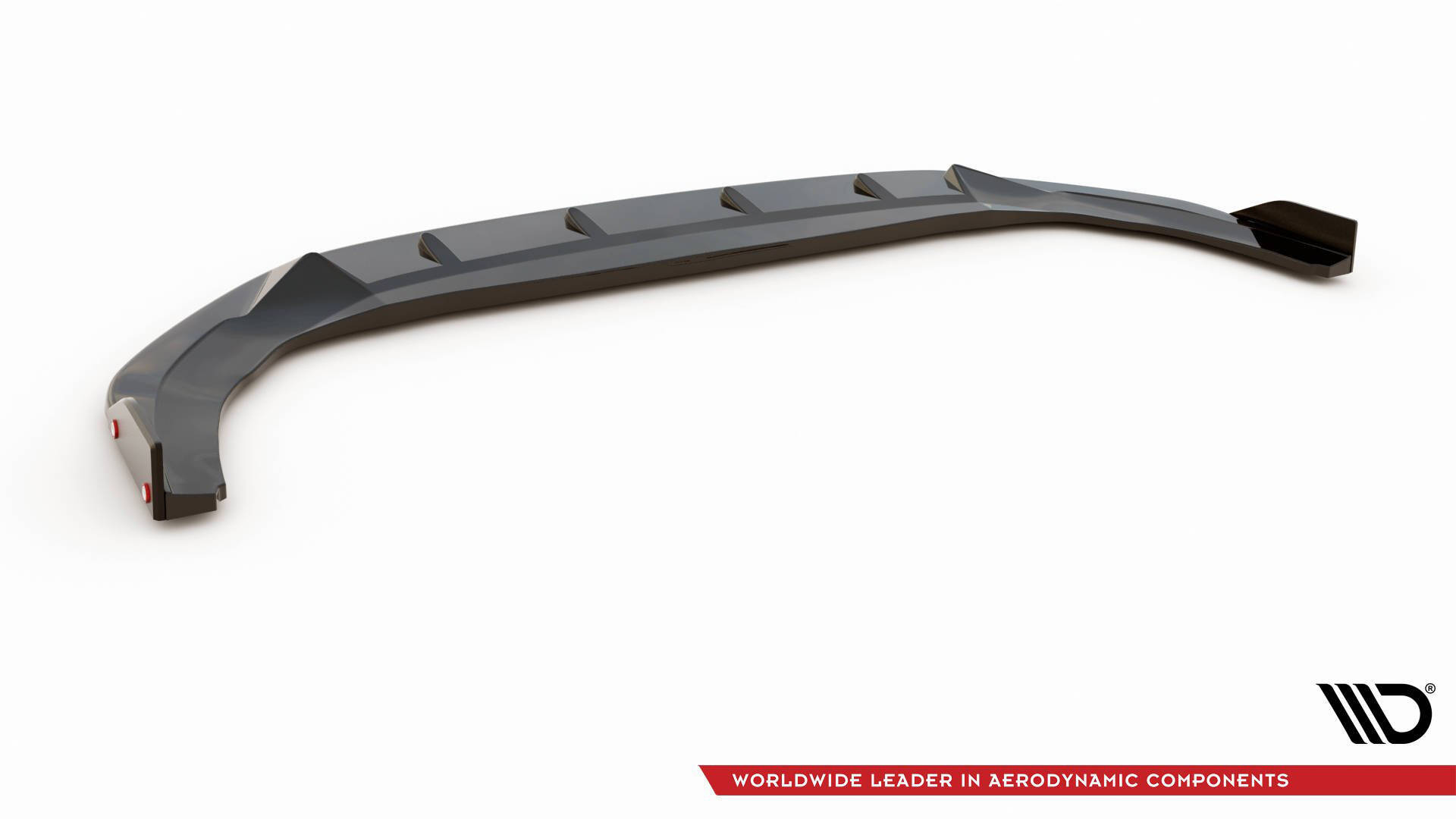Street+ Spoilerlippe Front Ansatz V.3 + Flaps passend für VW Golf GTI / GTE / GTD / R-Line Mk8