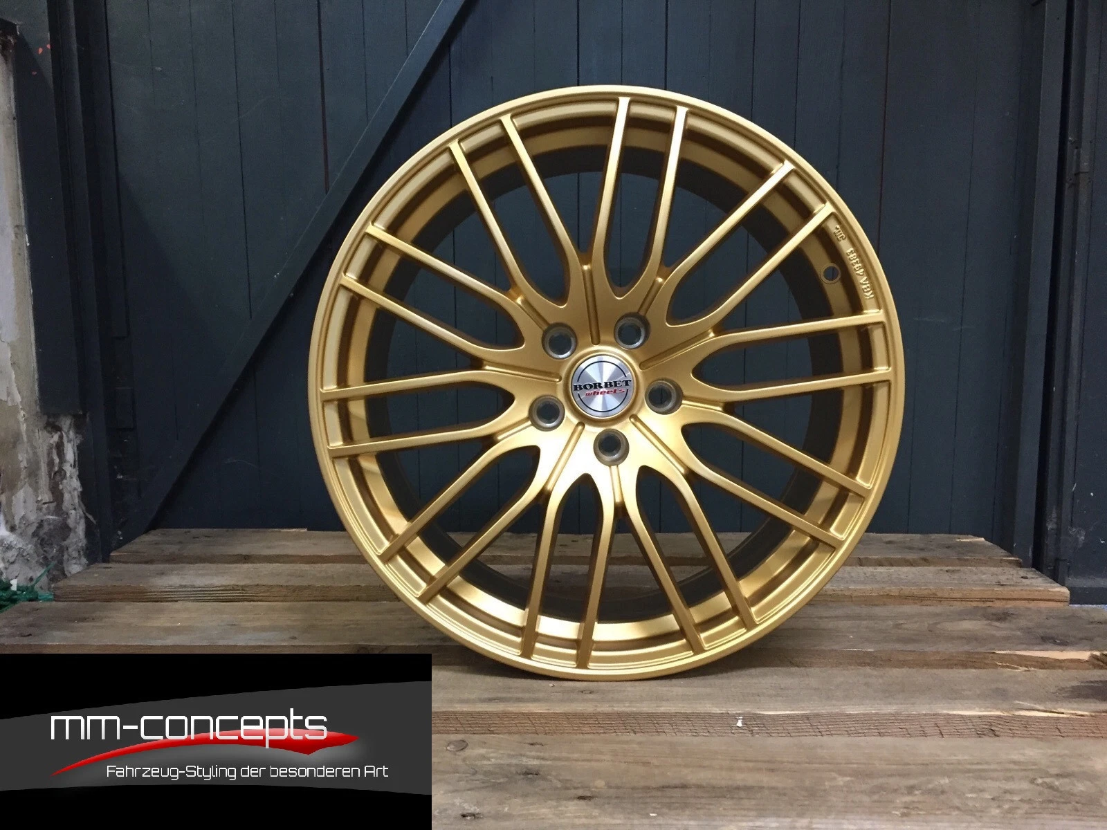 19 Zoll Borbet CW4 Felgen für VW Golf 5 6 7 R GTI Performance GTD R32 R400 Gold