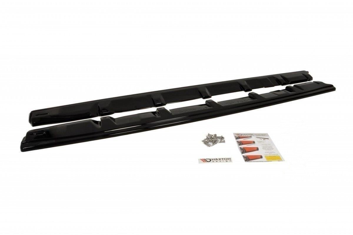 Street+ Seitenschweller Leisten V.1 passend für Subaru Impreza WRX STI MK4 schwarz Hochglanz