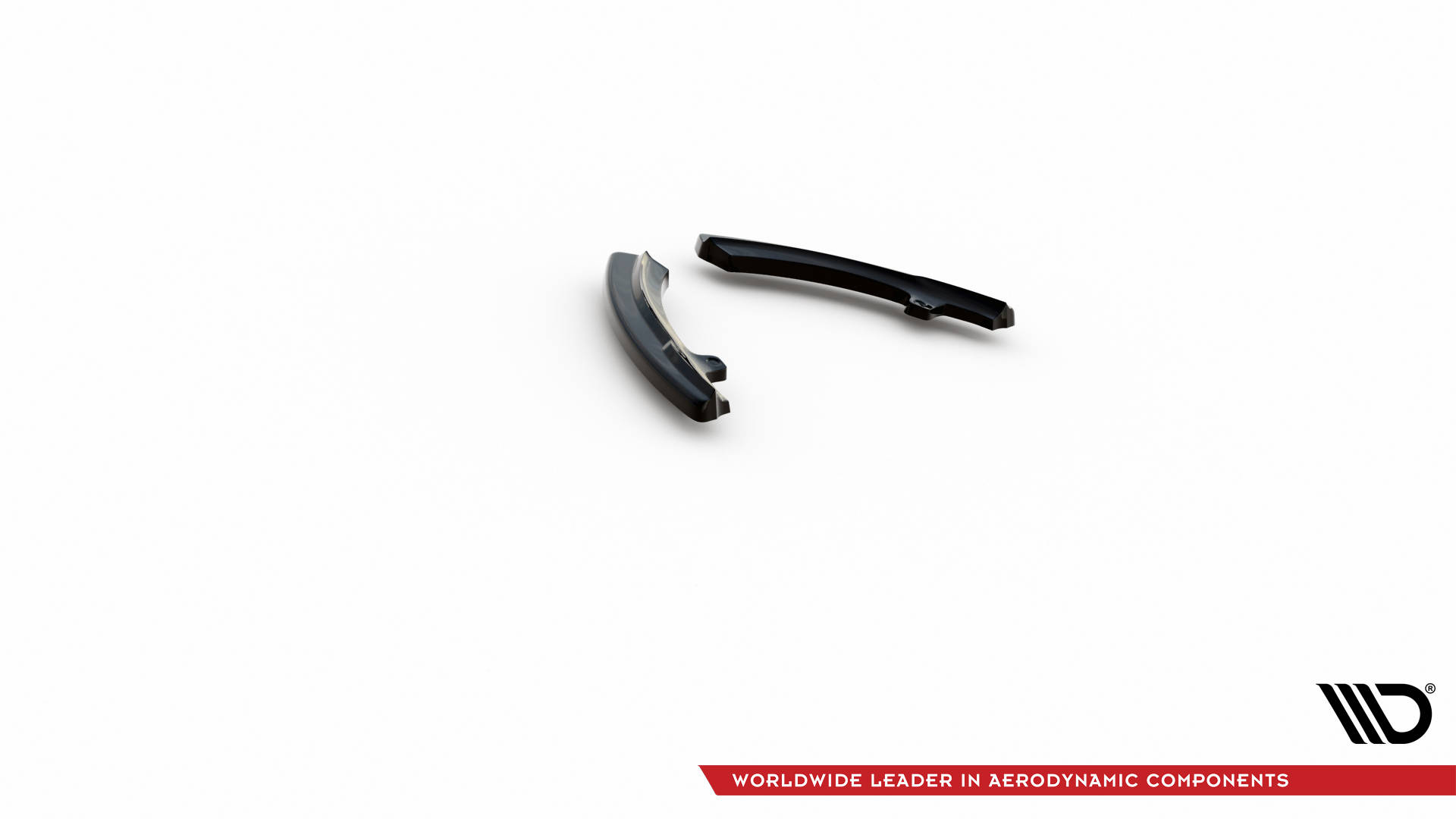 Street+ Heck Ansatz Flaps passend für Mazda 3 Mk3 schwarz Hochglanz