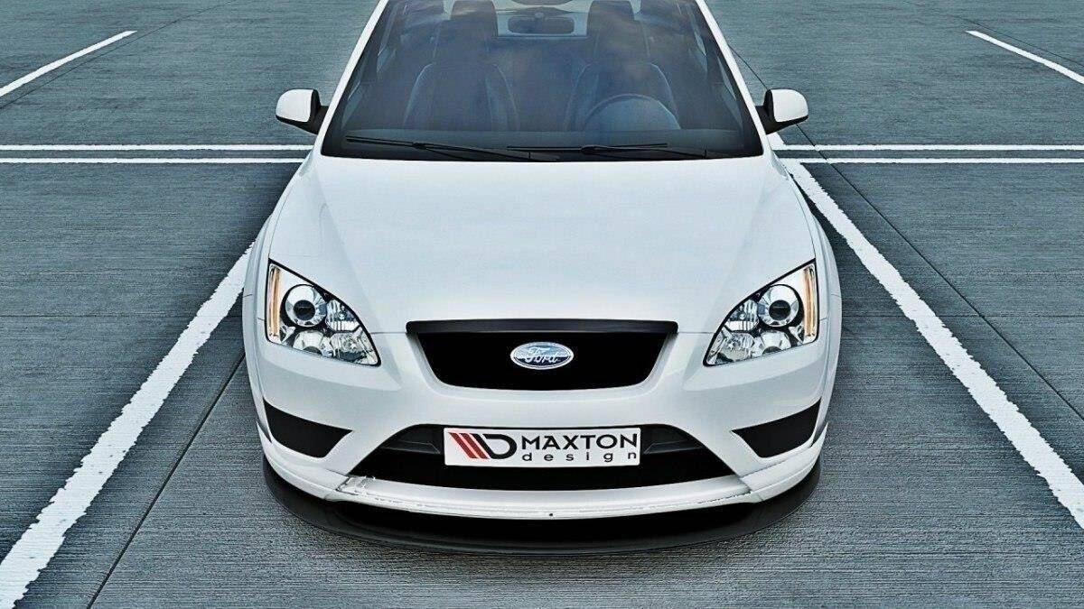 Kühlergrill Blende passend für Ford Focus Mk2 schwarz Hochglanz