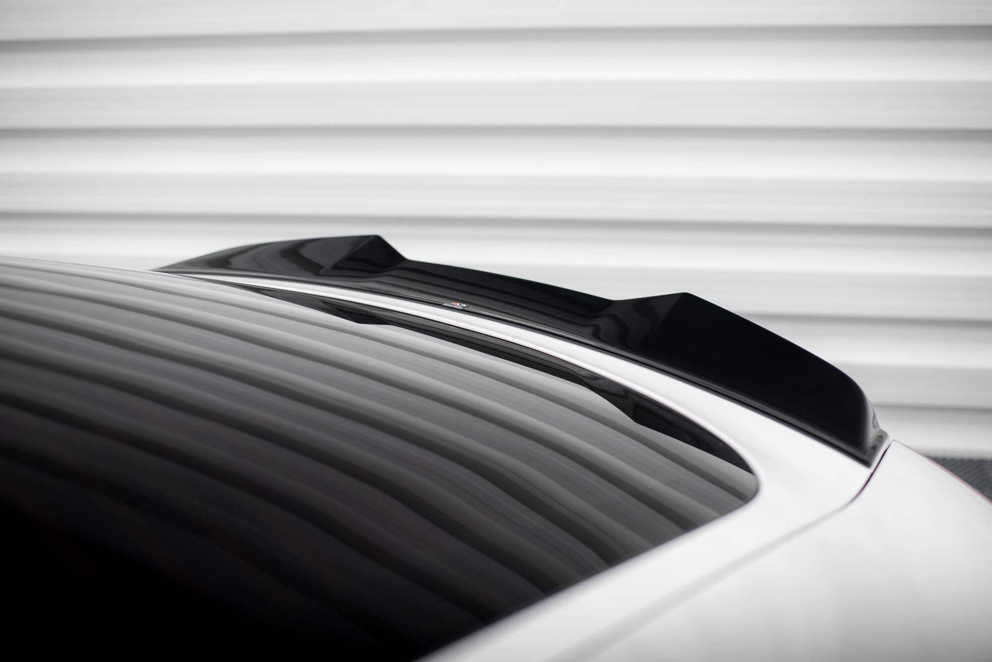 Heck Spoiler Aufsatz Abrisskante 3D passend für Audi TT 8J schwarz Hochglanz