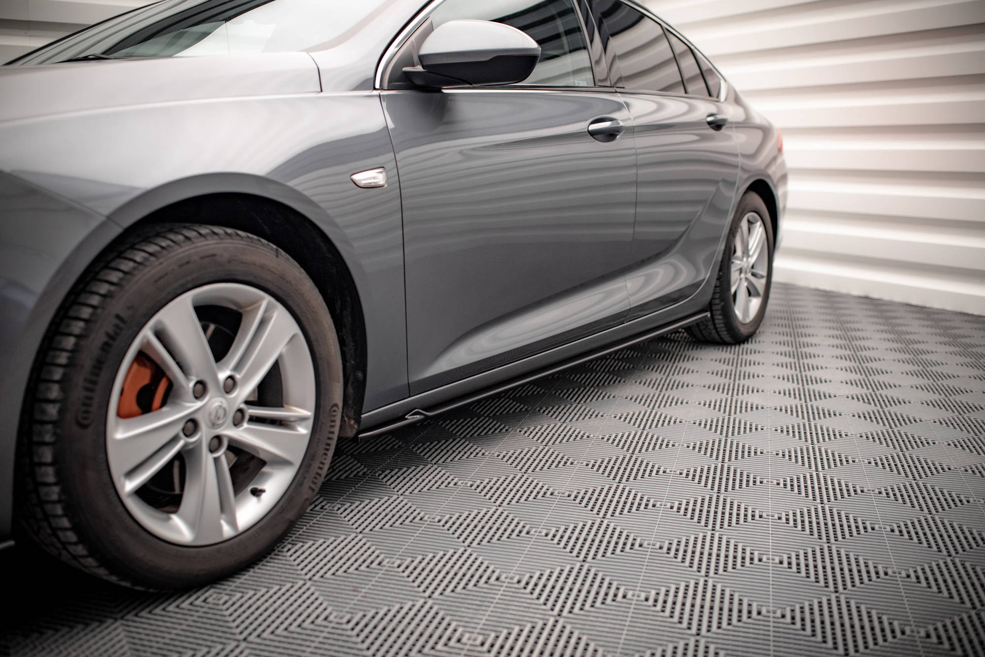 Street+ Seitenschweller Leisten passend für Opel Insignia Mk2 schwarz Hochglanz