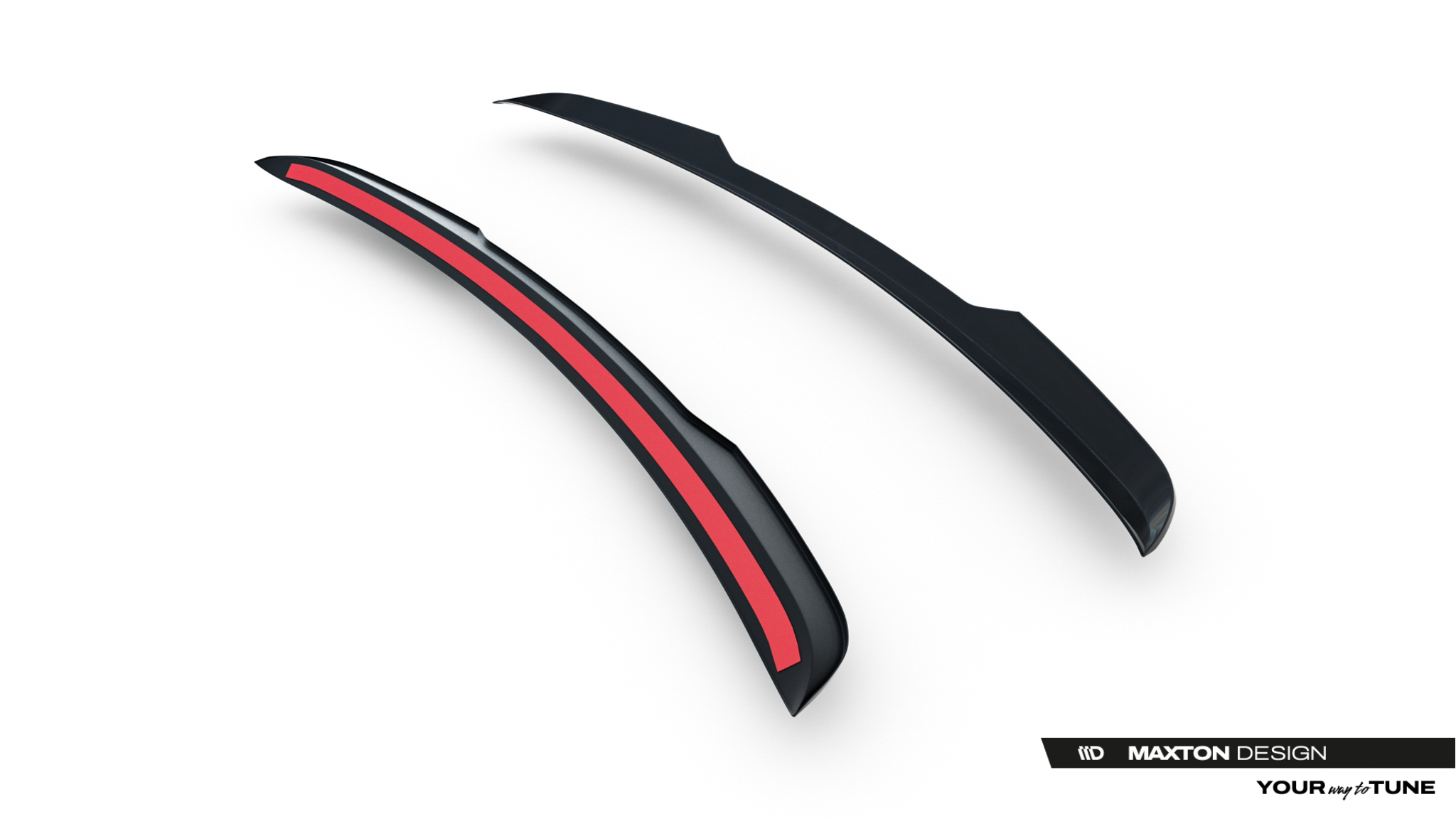 Heckspoiler Lippe Dodge Grand Caravan Mk5 Facelift schwarz Hochglanz