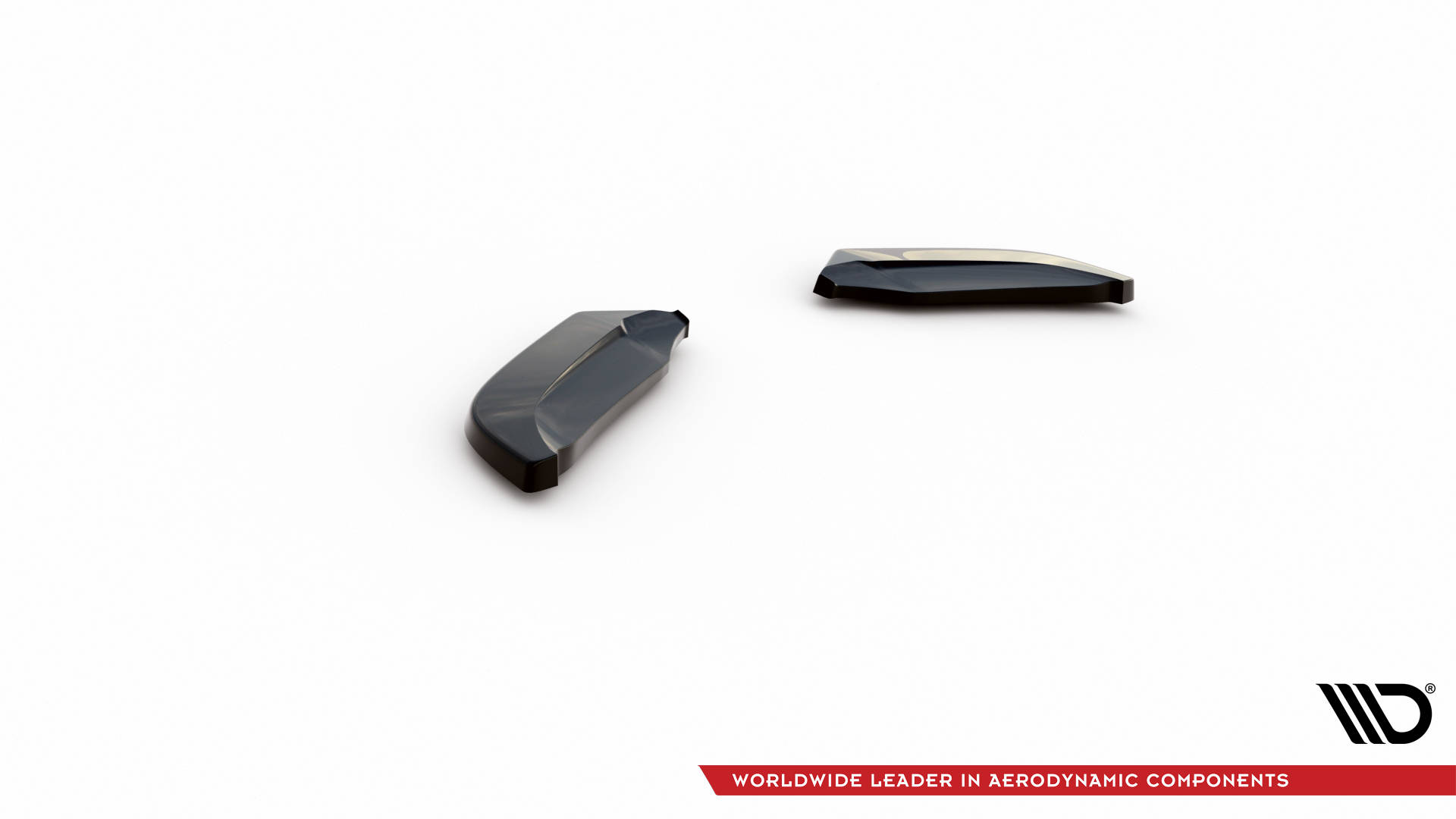 Street+ Heck Ansatz Flaps passend für VW Scirocco Mk3 schwarz Hochglanz