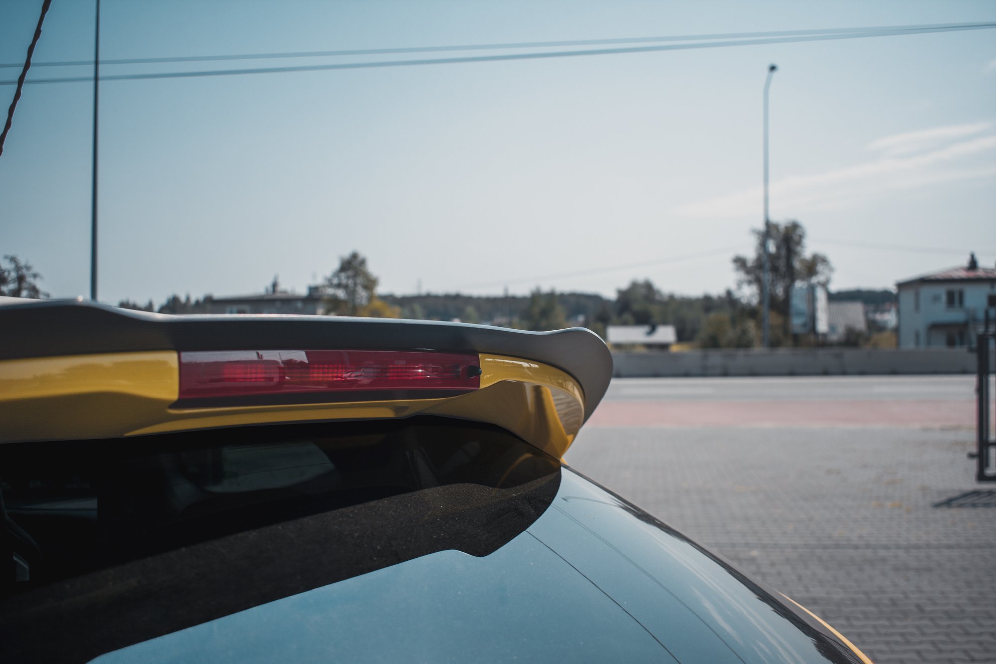 Spoiler CAP für Renault Megane 3 RS schwarz Hochglanz