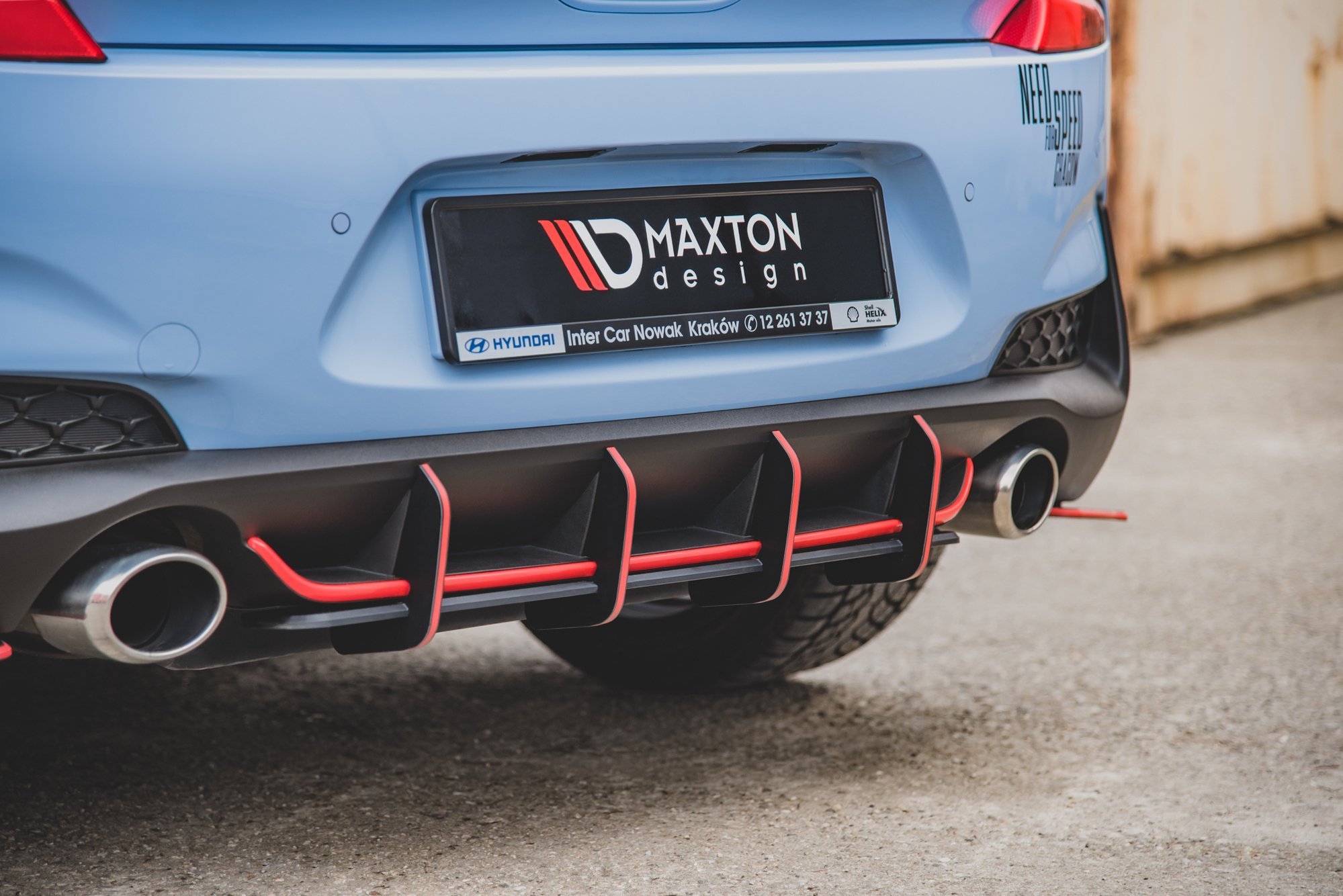 Robuste Racing Heckschürze V.1 für Hyundai I30 N Mk3 Hatchback