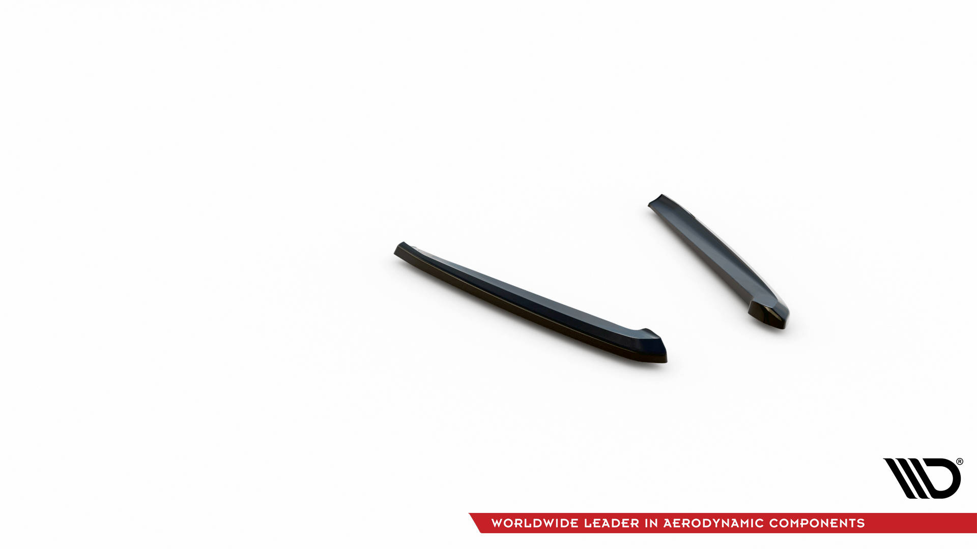 Street+ Heck Ansatz Flaps passend für Porsche Panamera / Panamera Diesel 970 schwarz Hochglanz