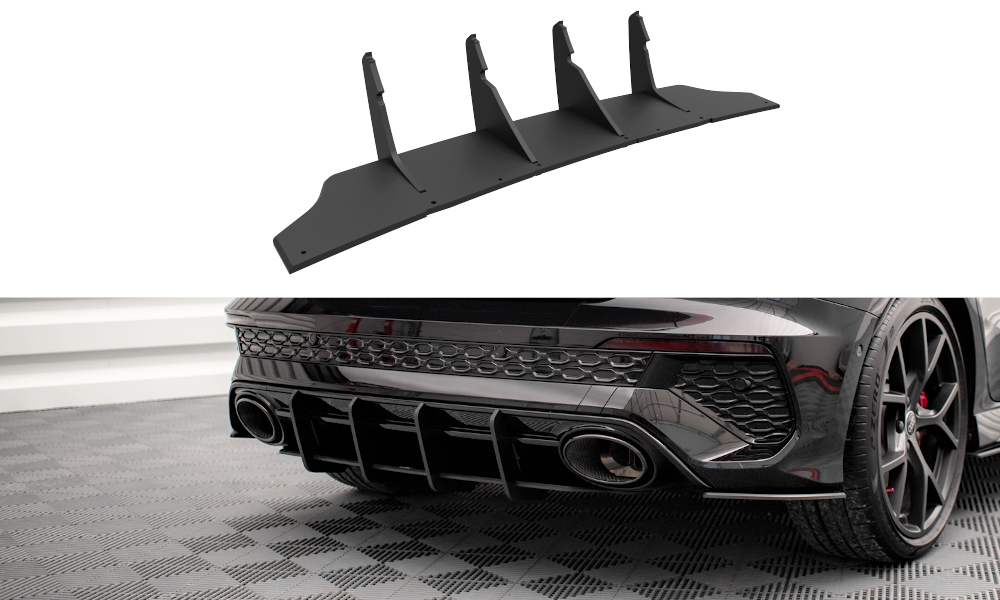 Street Pro Heckschürze Heck Ansatz Diffusor passend für Audi RS3 Sportback 8Y