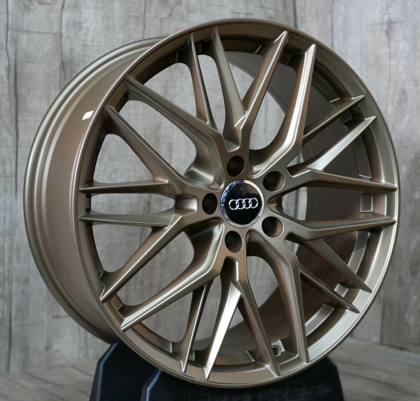 18 Zoll Damina DM08 Alu Felgen 5x112 et45 Bronze für Mercedes Audi VW Skoda RS S