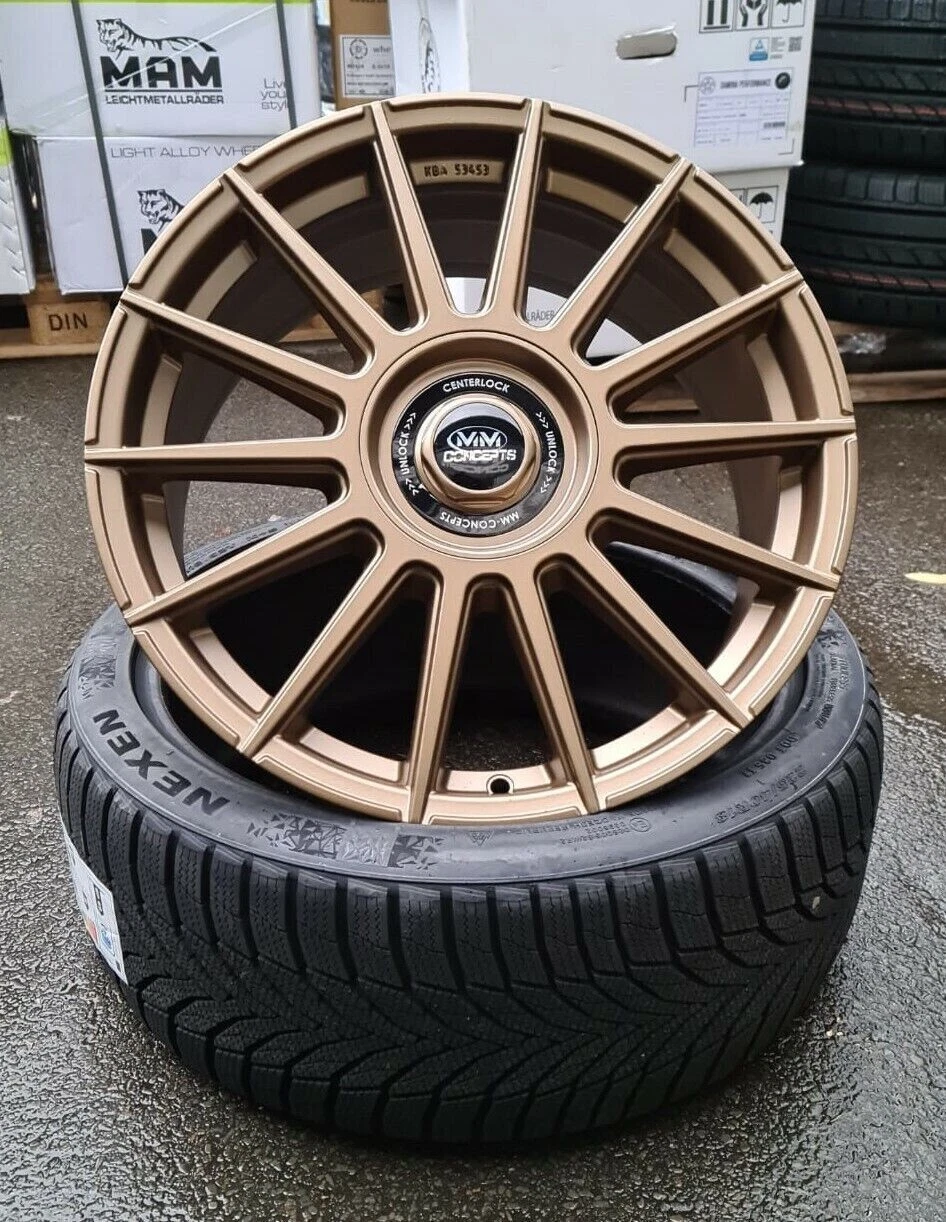 18 Zoll MM04 Felgen für Seat Tarraco KN FR Skoda Kodiaq NS Scout Bronze