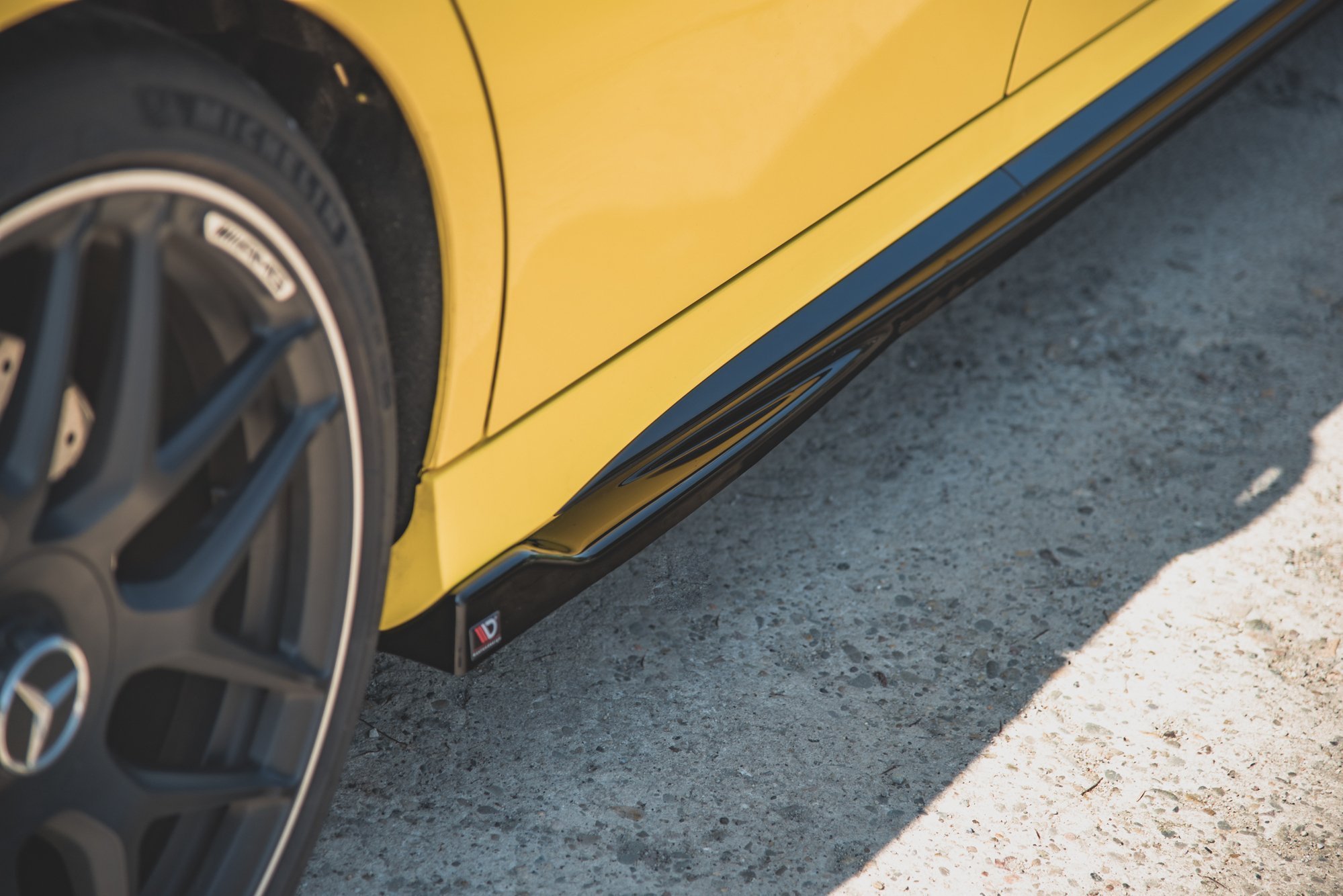 Street+ Seitenschweller Leisten passend für Mercedes-AMG A 45 S W177 Carbon Look
