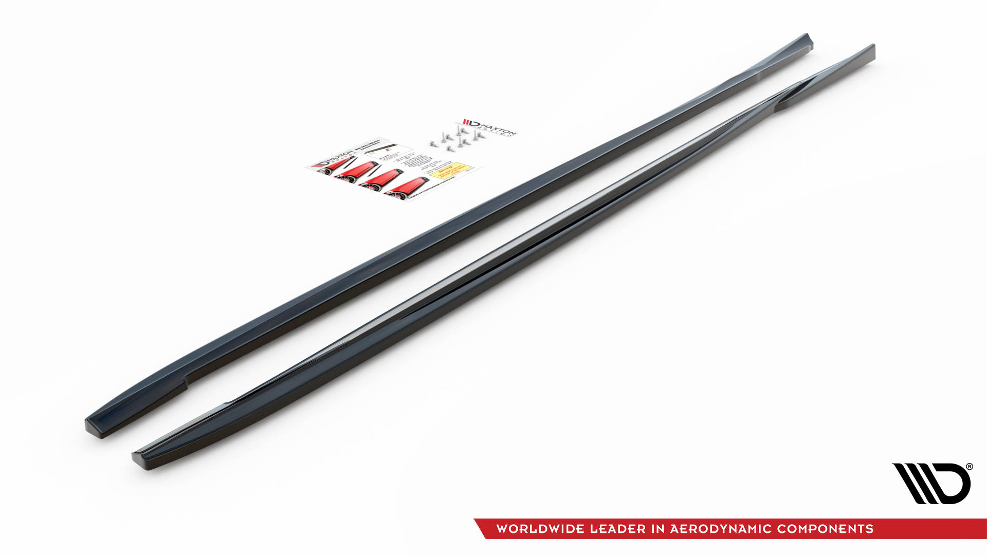 Street+ Seitenschweller Leisten passend für Volvo V70 Mk3 Carbon Look