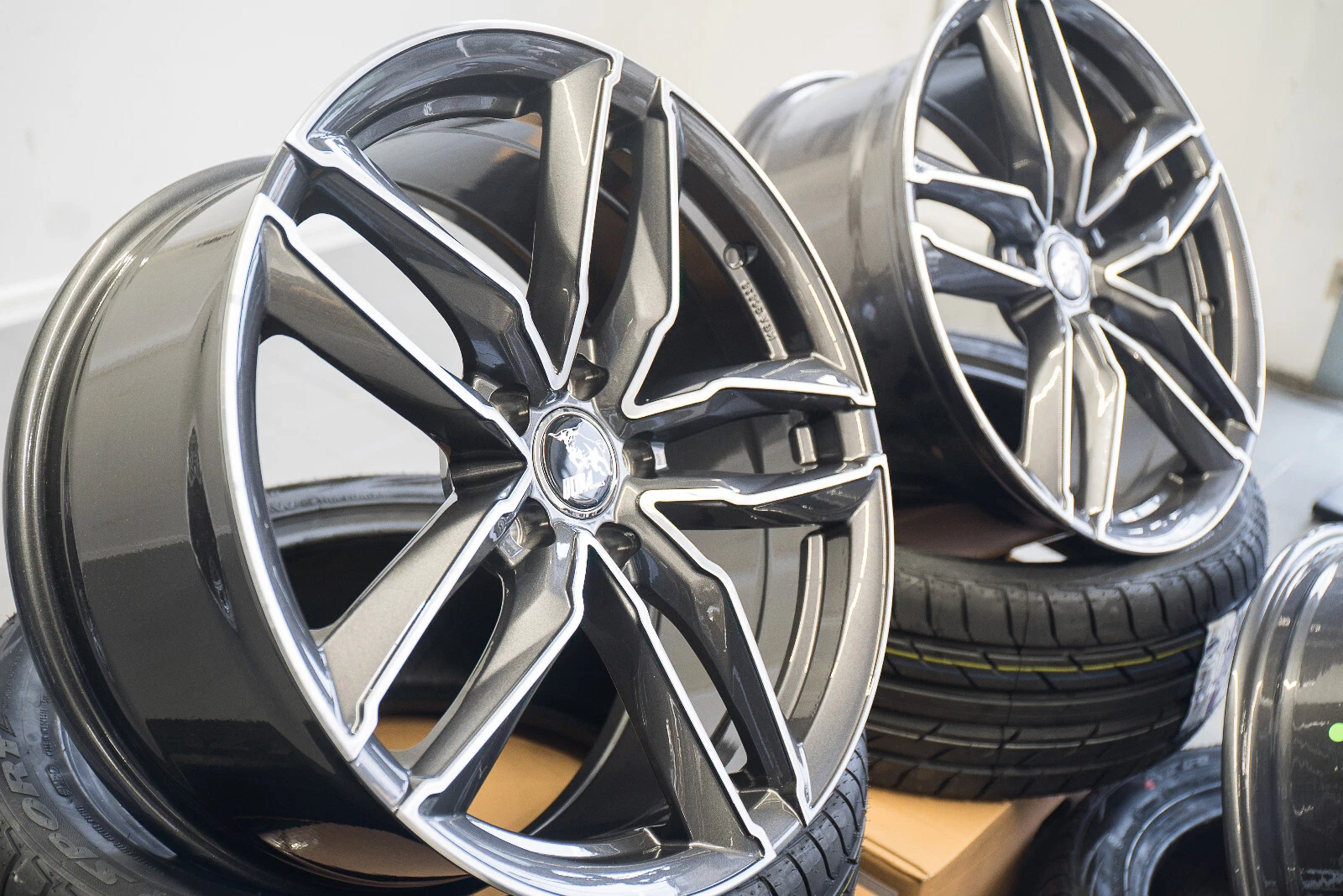 19 Zoll UA6 Felgen für VW Eos Jetta Passat 3C CC Variant Tiguan 5N T-Roc R Rline