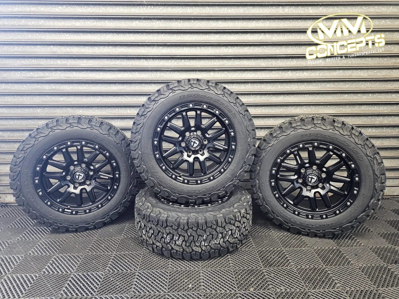 20 Zoll TN Offroad Tomason Alu Felgen für Mitsubishi L200 4WD KJ0T Club Cap 9x20
