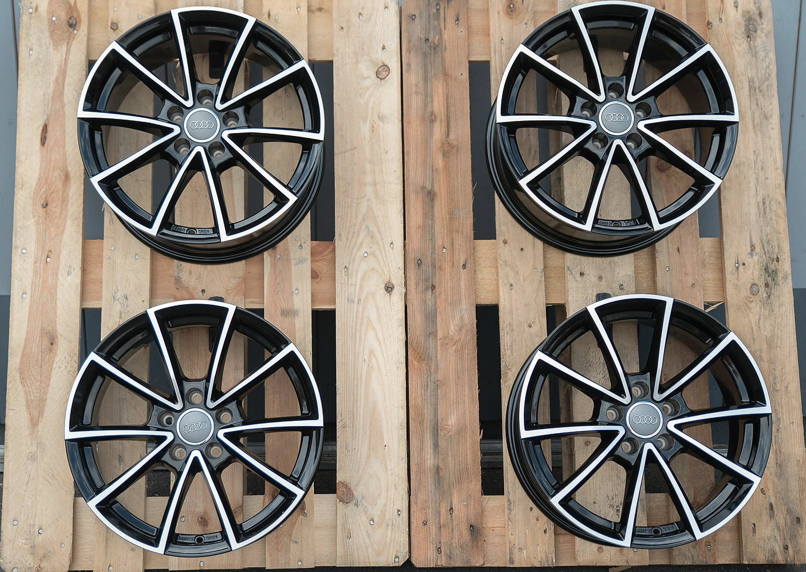 19 Zoll Wh28 Alu Felgen für Mercedes Benz W205 S205 C43 AMG A205 C205 Schwarz po