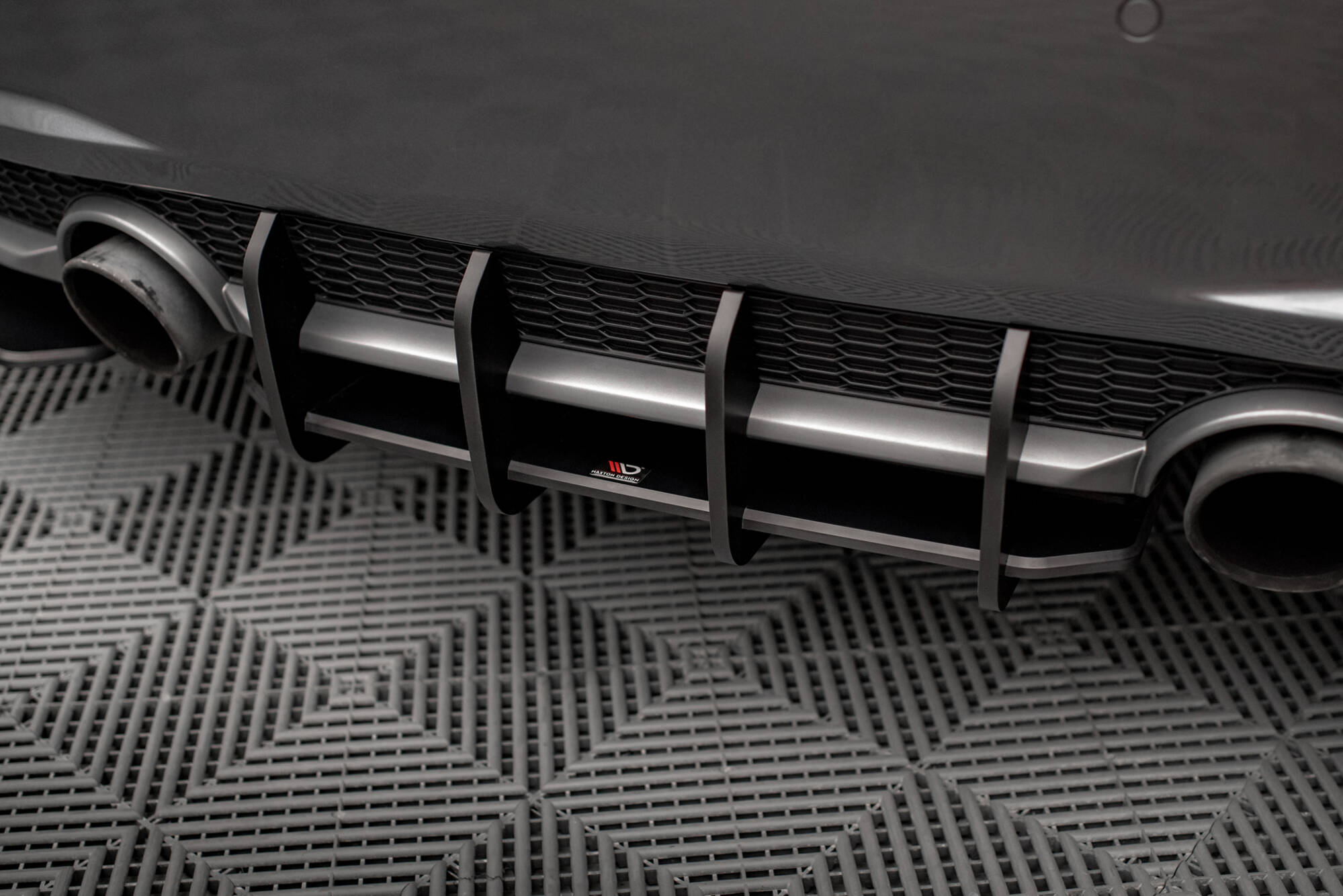 Street Pro Heckschürze Heck Ansatz Diffusor passend für Audi TT S-Line 8S