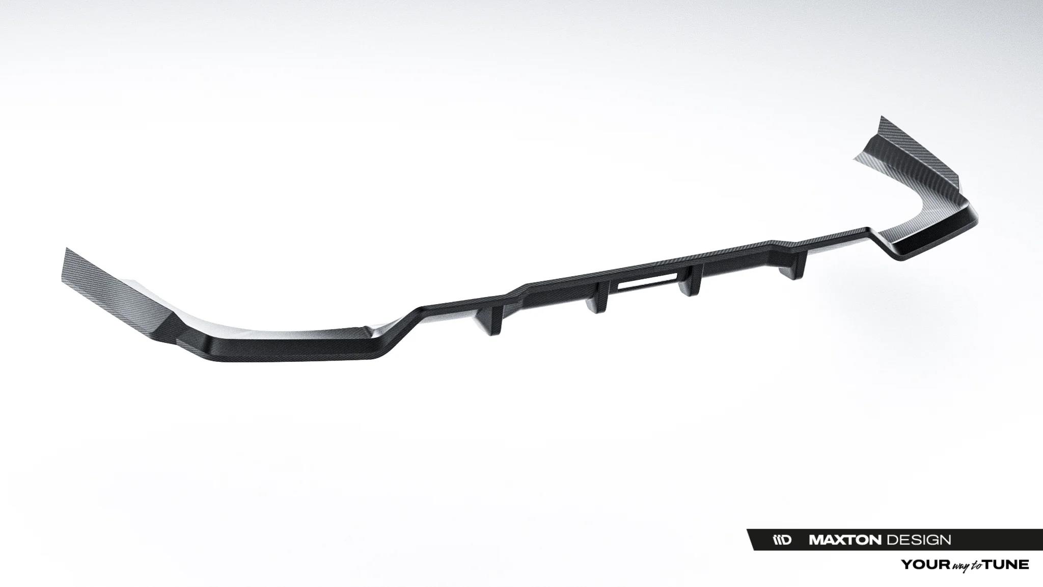 Prepreg Carbon Fiber Rear Splitter (mit einem vertikalem balken) BMW 7 M-Paket / i7 M-Paket G70