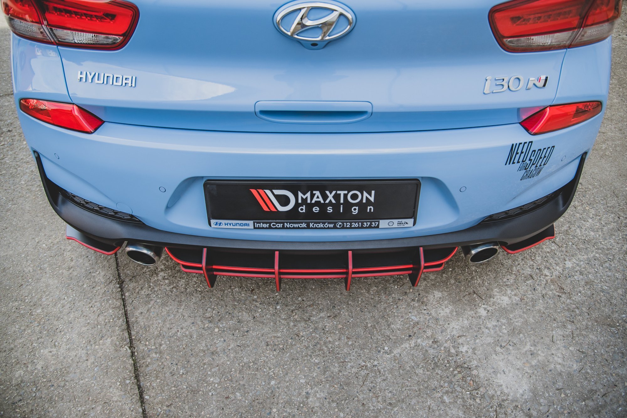 Robuste Racing Heckschürze V.2 für Hyundai I30 N Mk3 Hatchback