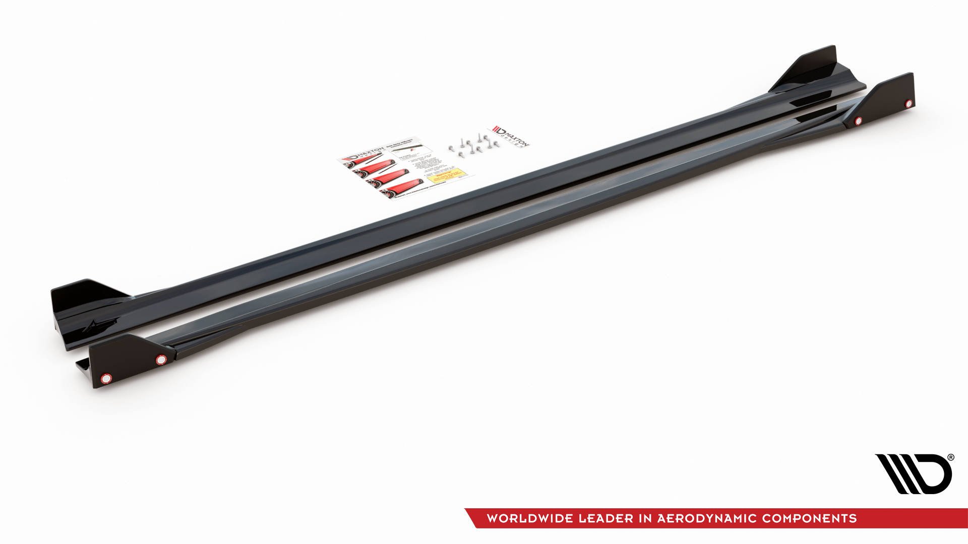 Street+ Seitenschweller Leisten V.2 + Flaps passend für Mercedes-AMG A45 S