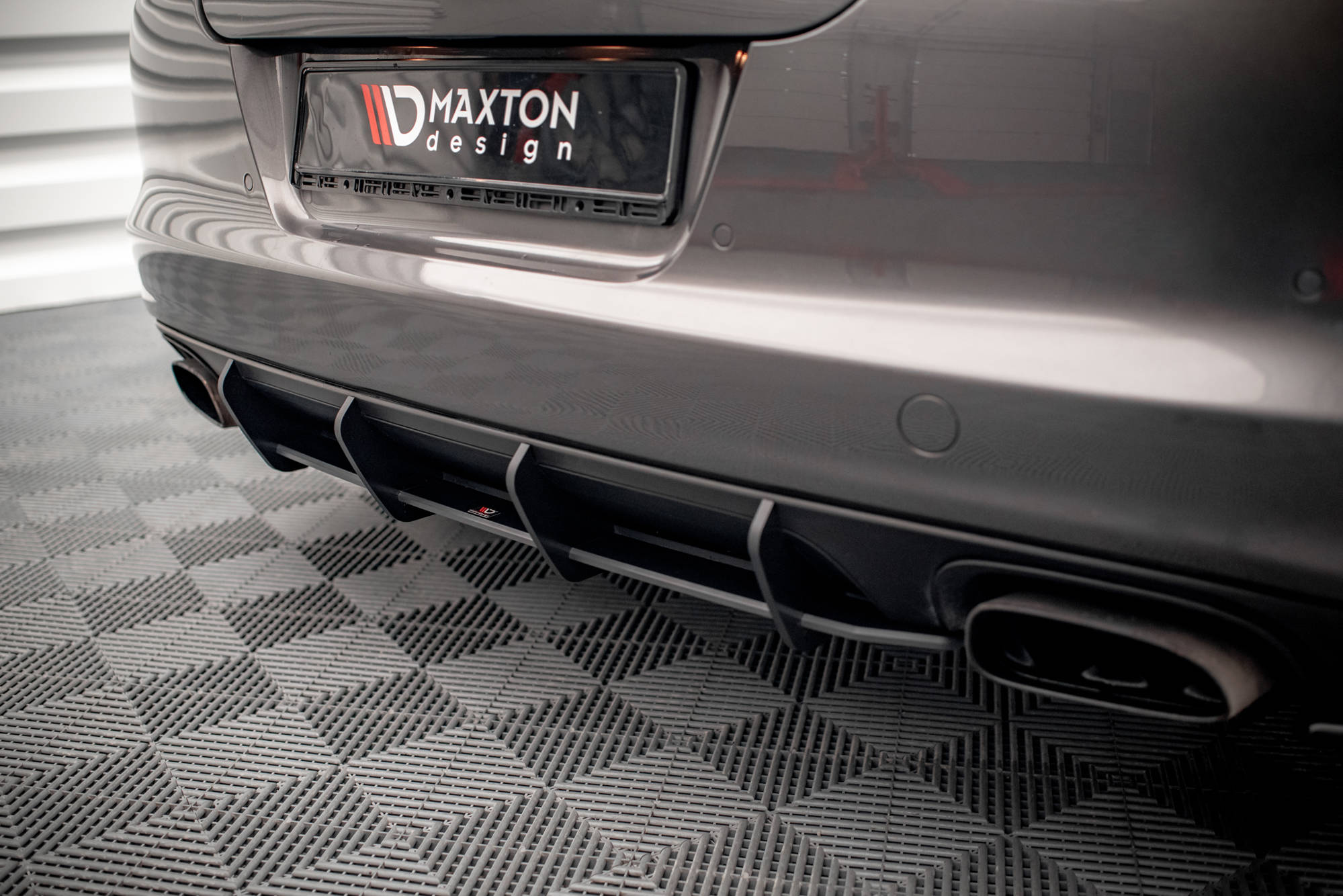 Street Pro Heckschürze Heck Ansatz Diffusor passend für Porsche Panamera / Panamera Diesel 970