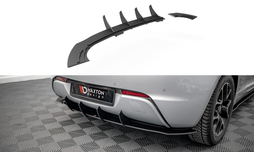 Street Pro Heckschürze Heck Ansatz Diffusor passend für Opel Astra GTC OPC-Line J