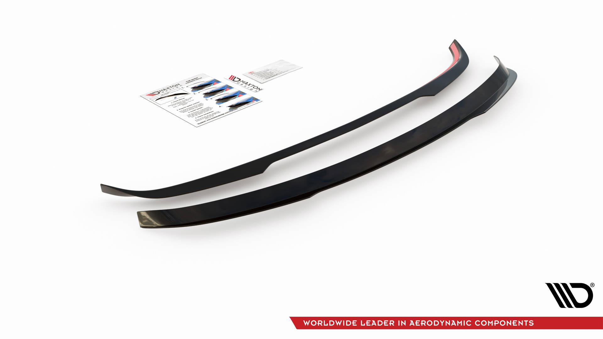 Heck Spoiler Aufsatz Abrisskante passend für Toyota Avensis Mk3 FL Wagon schwarz matt