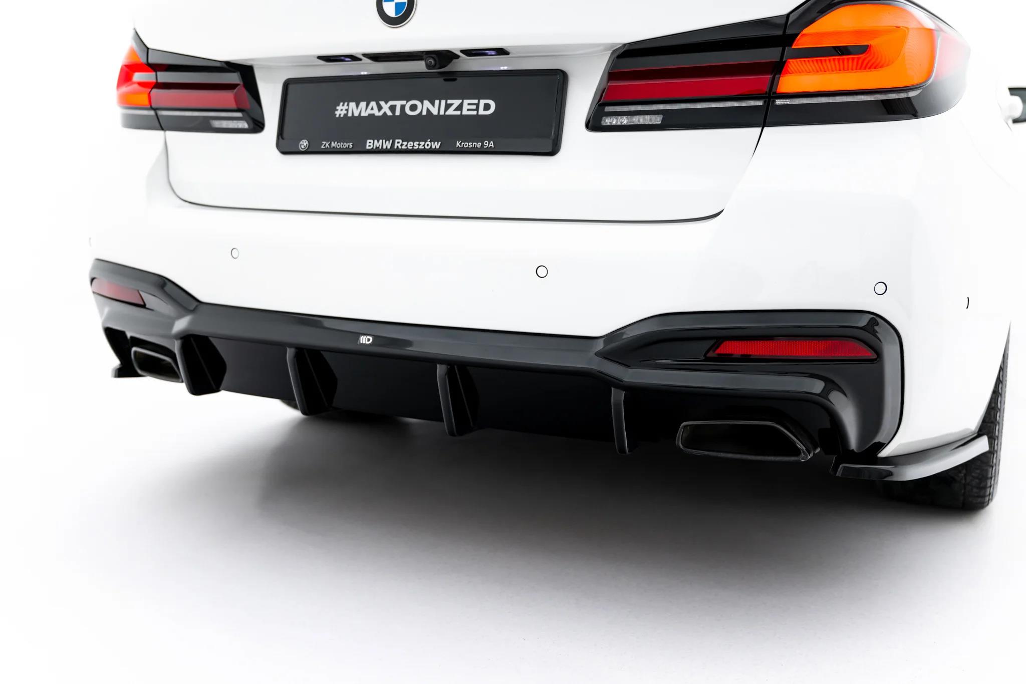 Diffusor Heck Ansatz passend für BMW 5er M-Paket Limousine / Touring G30 / G31 / G30 Facelift / G31 Facelift