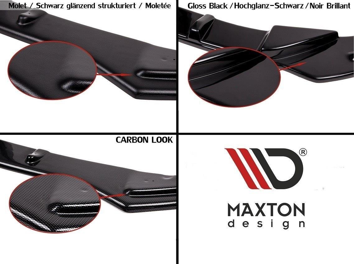 Diffusor Heck Ansatz für Mercedes - Benz E Coupe / Cabrio C207 Facelift / A207 Facelit schwarz Hochglanz