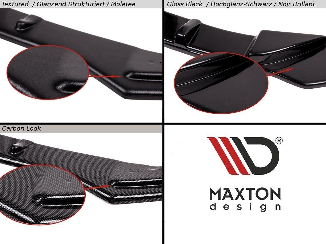 Heckansatz Diffusor passend für Saab 9-3 Aero Mk2 FL schwarz Hochglanz