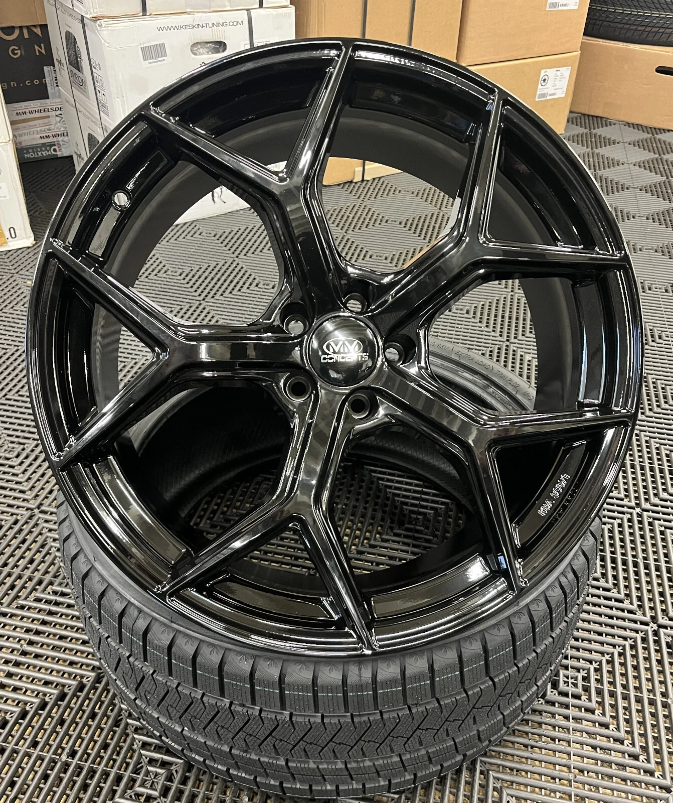 21 Zoll MM08 Alu Felgen für VW Tiguan Arteon Shooting Brake R-Line R Allspace